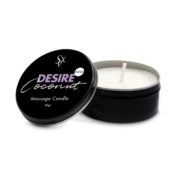 Vela de Masajes Afrodisiaca Coconut 30gr