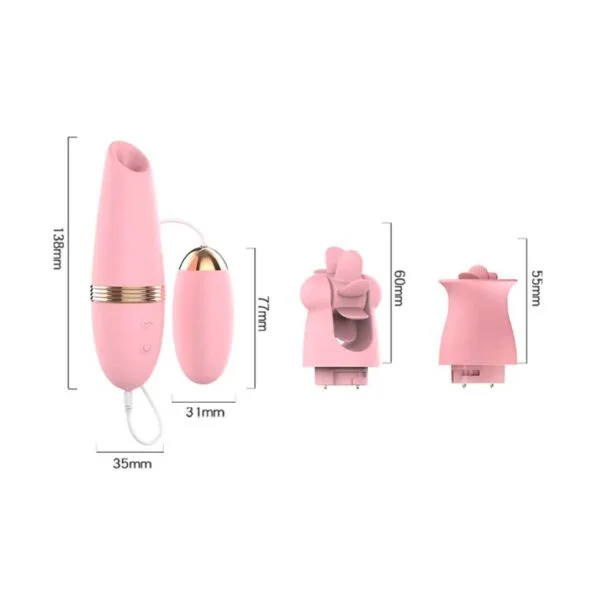 Vibrador Triple Amor Lilo - Imagen 3