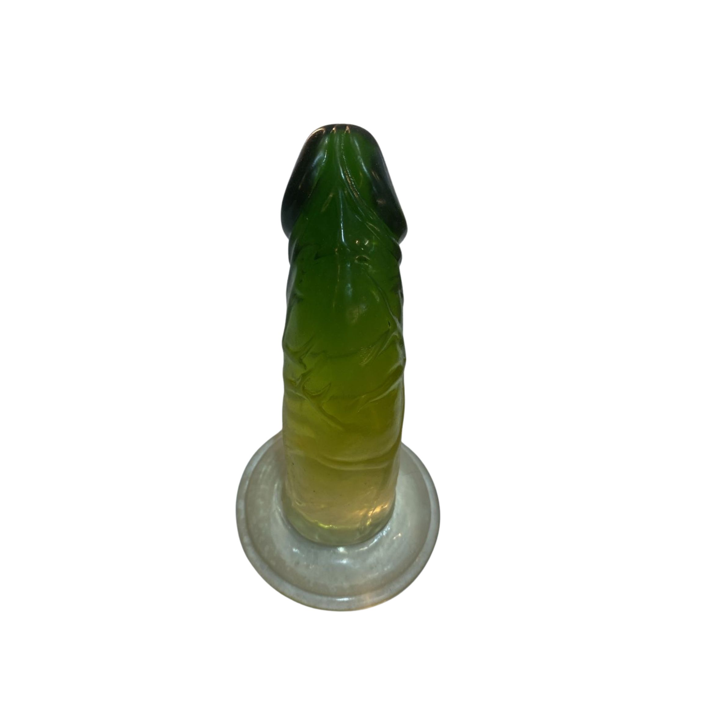 Dildo Being Fetish Cristal Green 15 cm - Imagen 2