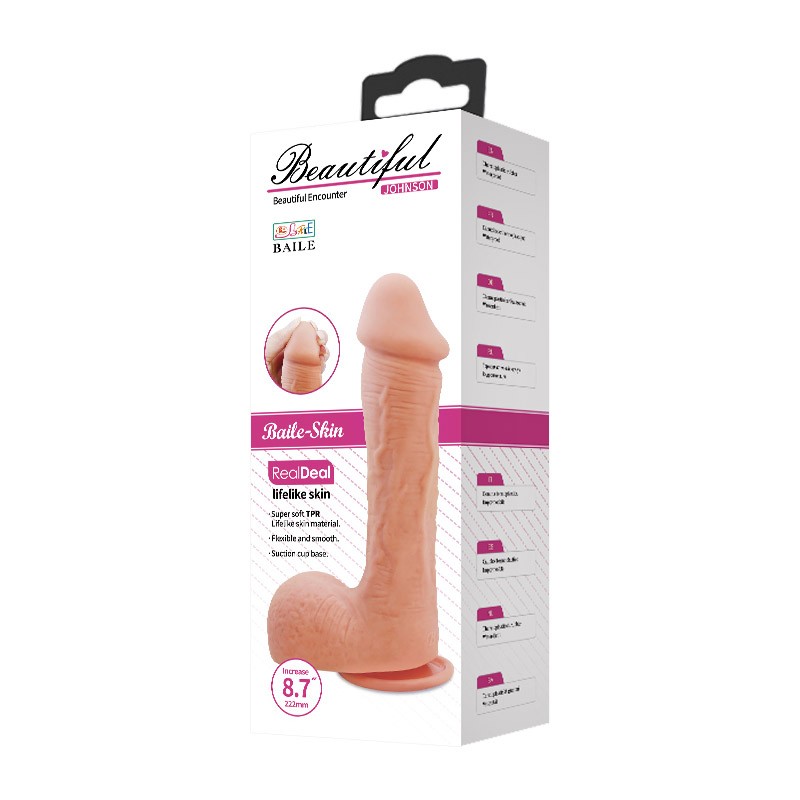 Dildo Johnson Super Soft 22 cm - Imagen 3
