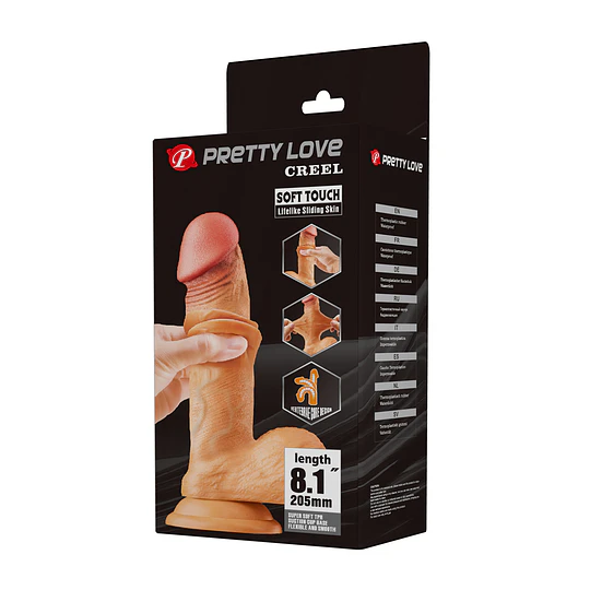 Dildo Creel Piel Deslizante - Imagen 3